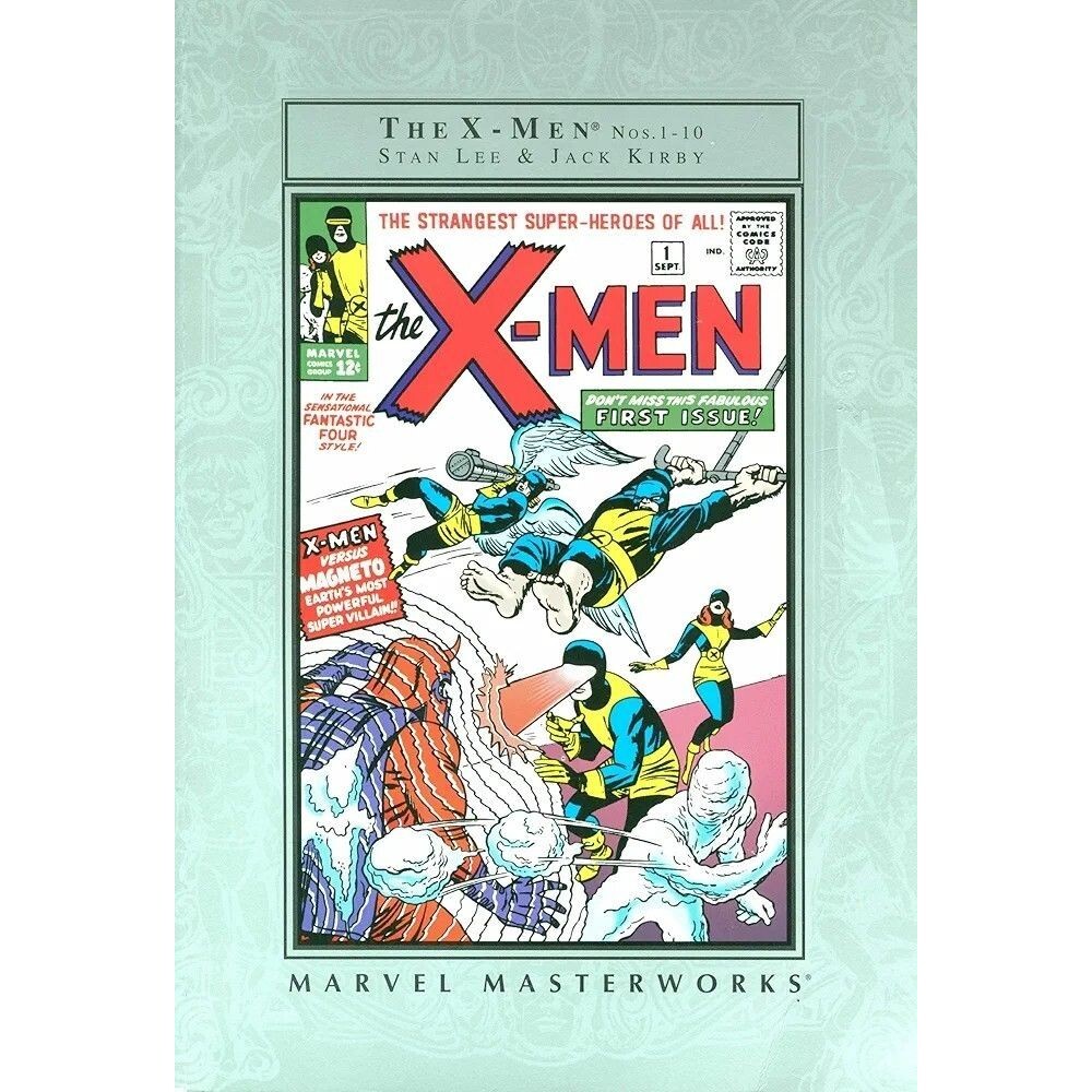 MARVEL MASTERWORKS THE X - MEN VOLUME 1 NOS. 1-10 HARDCOVER BOOK. NEW SEALED.